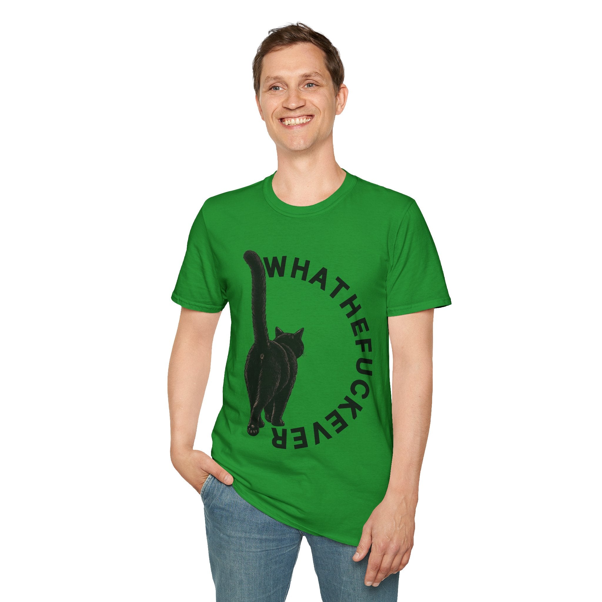 Black Cat Graphic Tee | Funny Cat Shirt for Cat Lovers