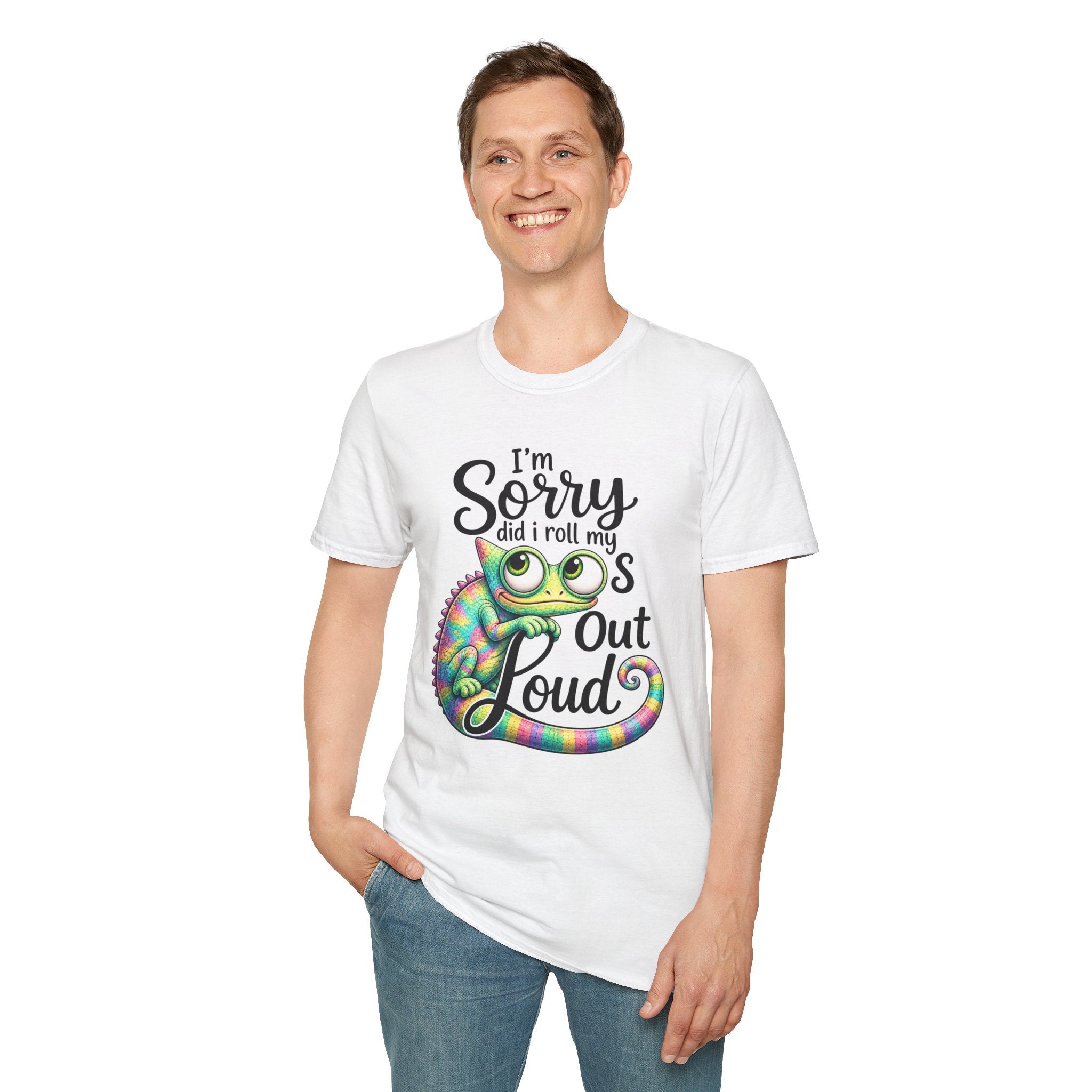 Chameleon Graphic T-Shirt — "I'm Sorry Did I Roll My Eyes Out Loud"