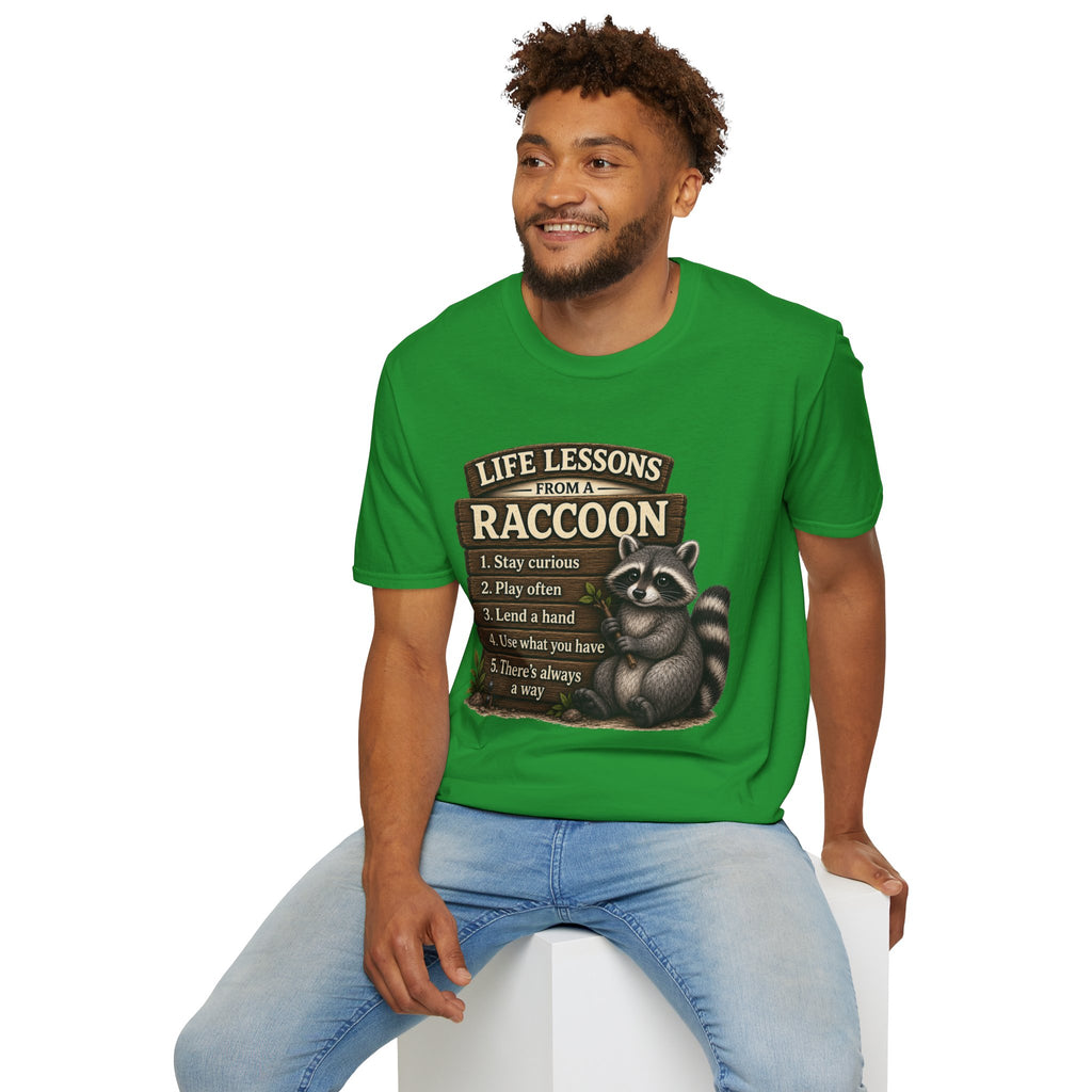 Life Lessons From a Raccoon Graphic Tee