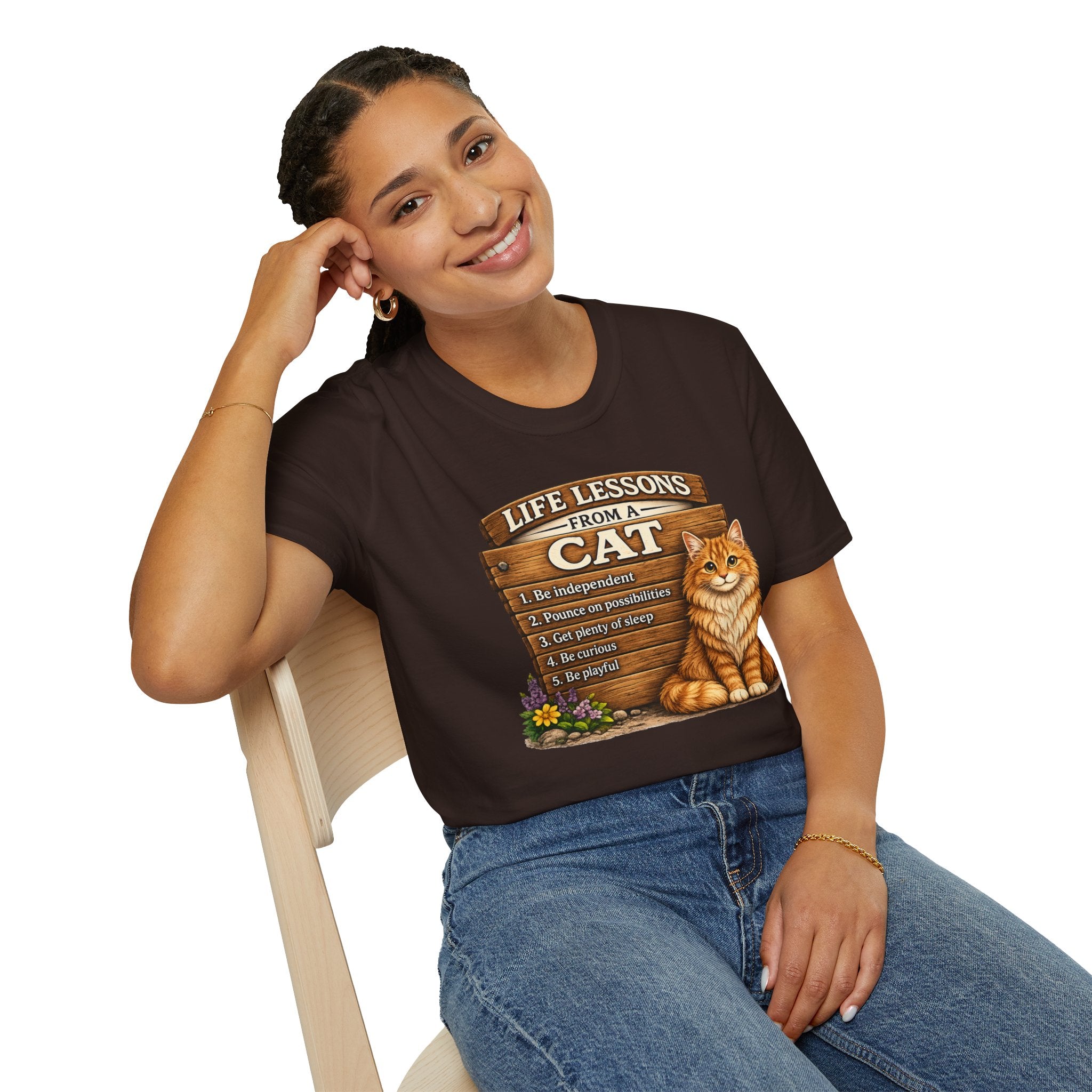 Life Lessons From a Cat T-Shirt