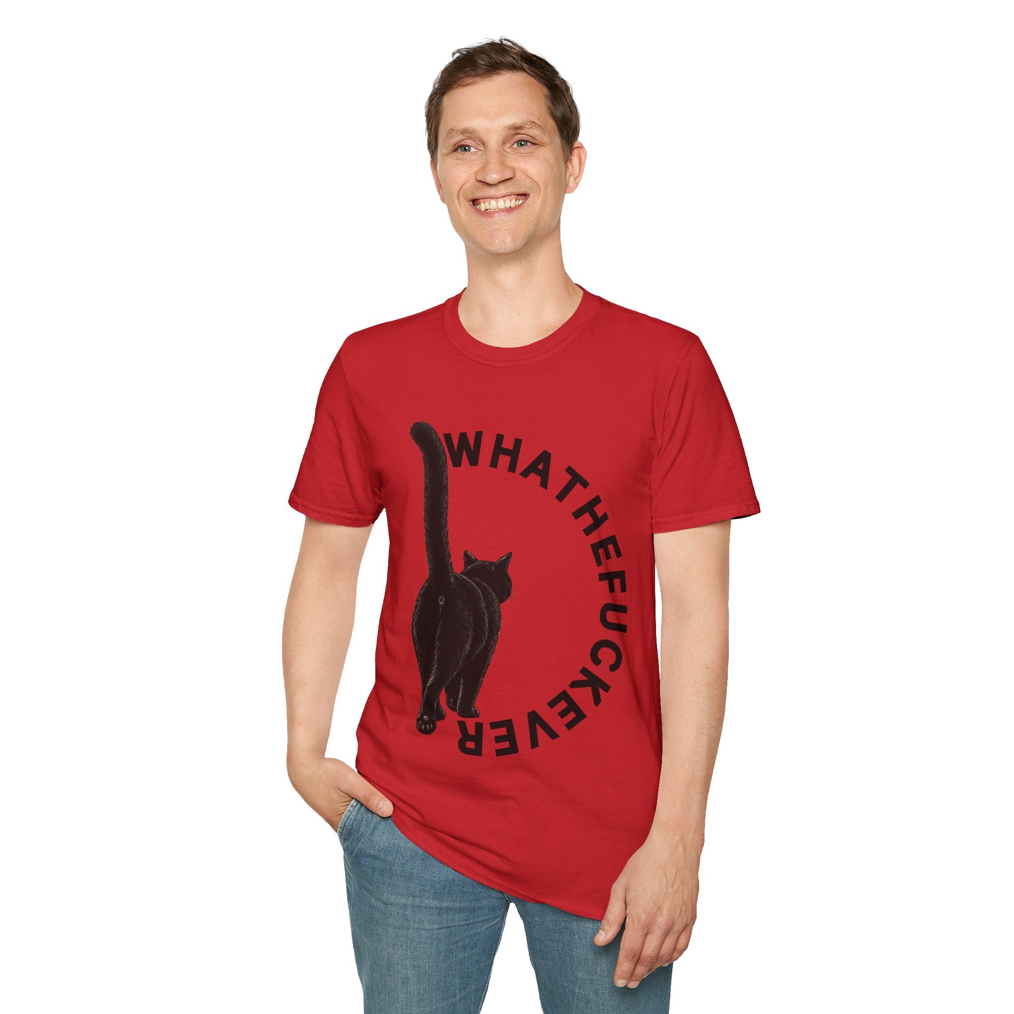 Black Cat Graphic Tee | Funny Cat Shirt for Cat Lovers
